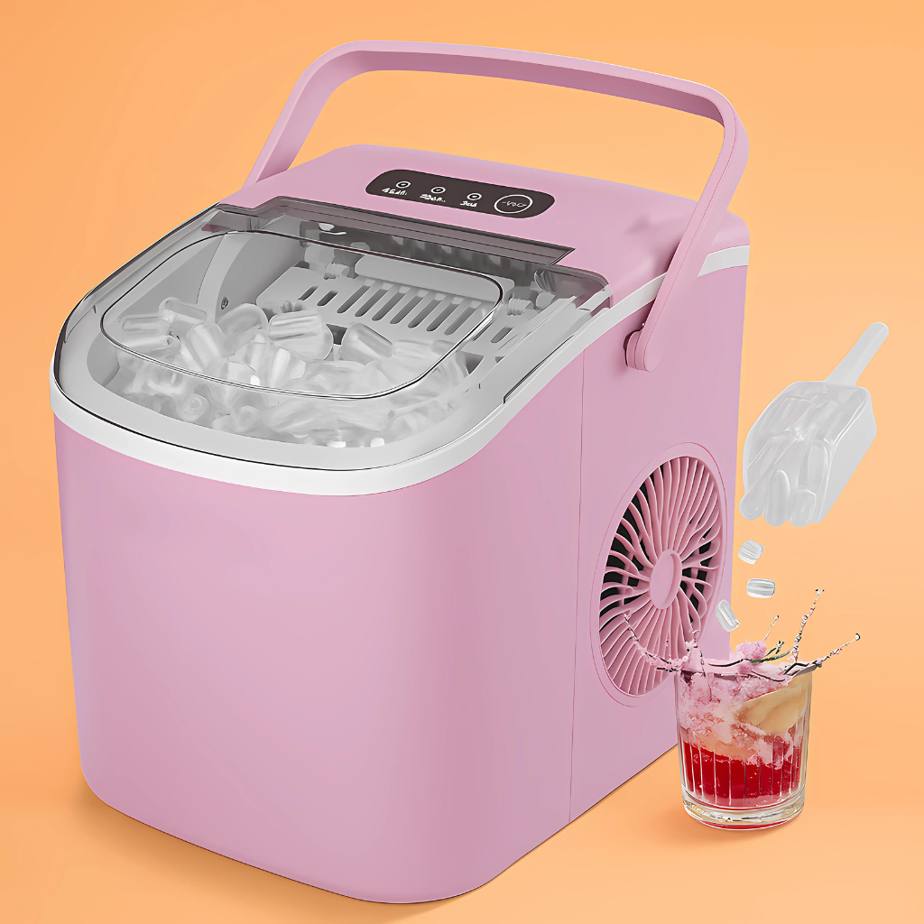 Countertop Ice Maker Machine With Handle Basket And ScoopCountertop Ice Maker Machine With Handle And Scoop - Image 6