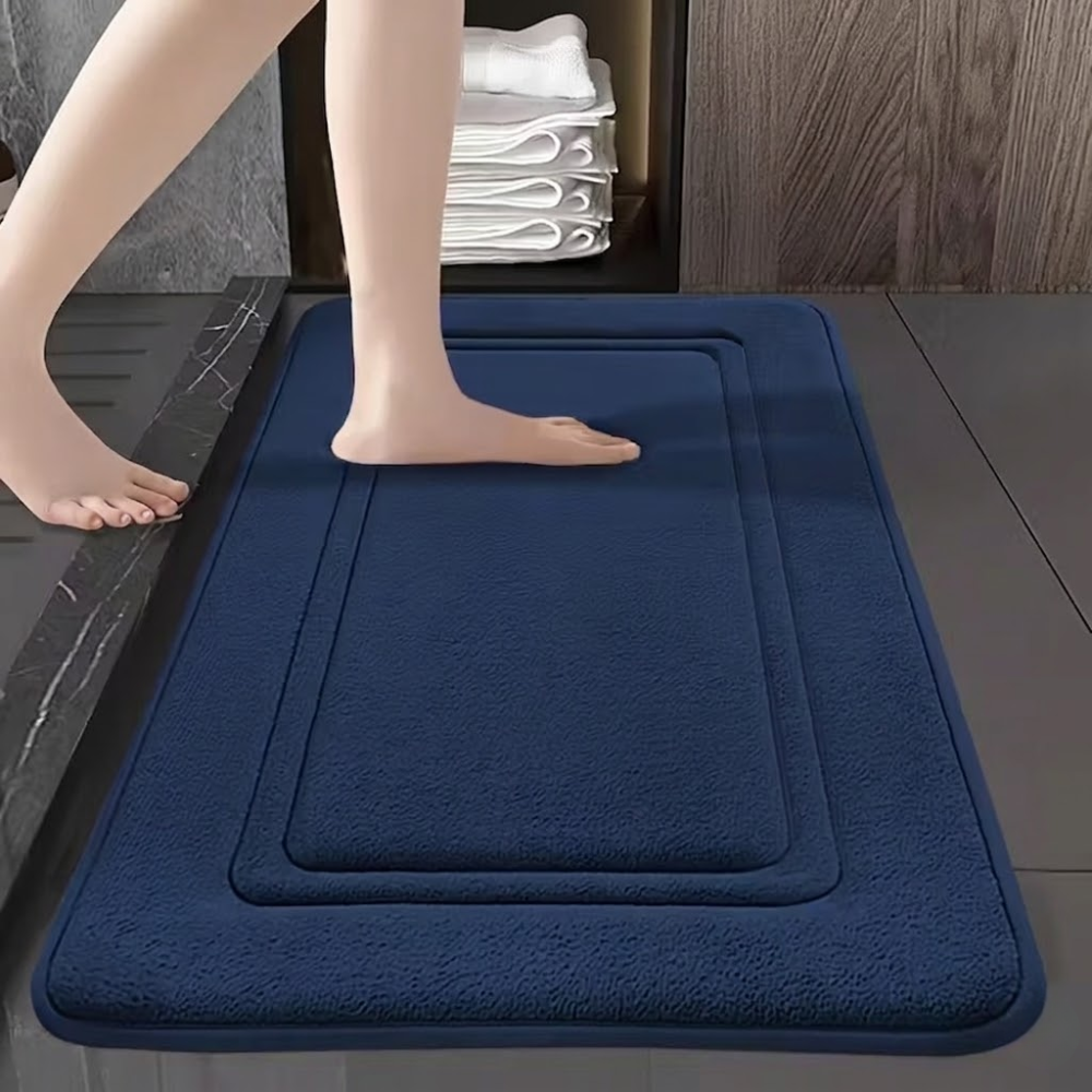 2 Piece Of Quick Dry Memory Foam Bath Mat