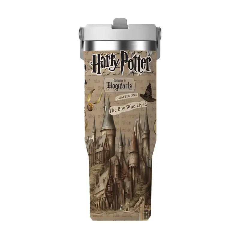 30 Oz Vintage Harry Potter Themed Stainless Steel Tumbler