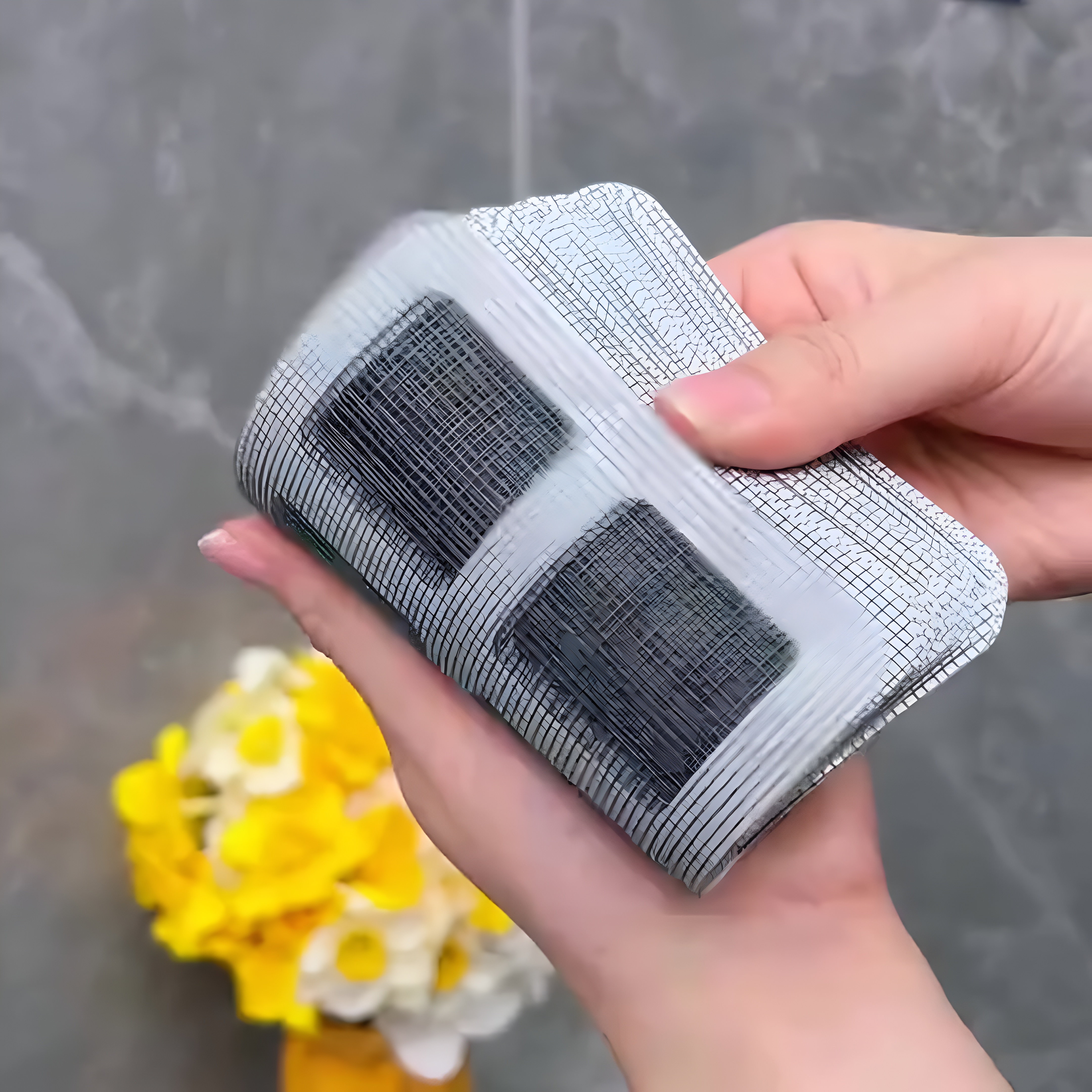 20pcs Anti-Clog Self-Adhesive Hair Catcher Stickers