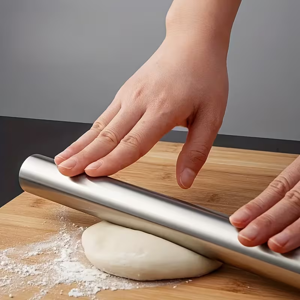 Stainless Steel Hollow Lightweight Rolling Pin