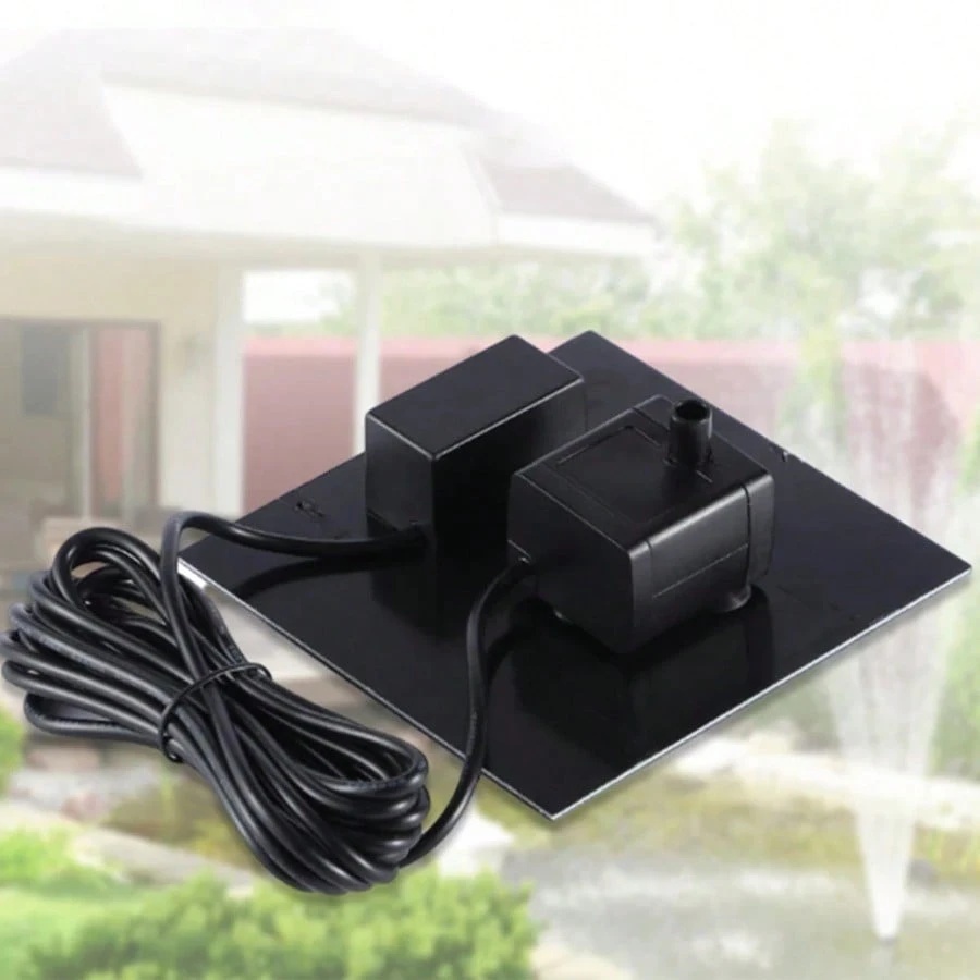 Mini Floating Solar Powered Water Fountain Pump For Outdoor Decor And Bird Bathtub