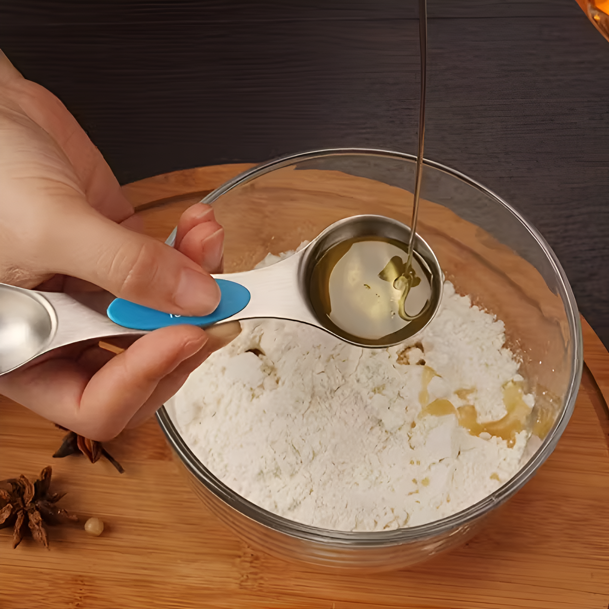 9pcs Magnetic Measuring Spoons Set | Dual Side Teaspoon, Heavy Duty Stainless Steel with Leveler
