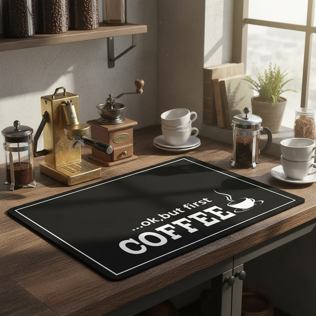 Coffee Machine MatCoffee Machine Absorbent Mat For Kitchen Countertop Use - Image 8