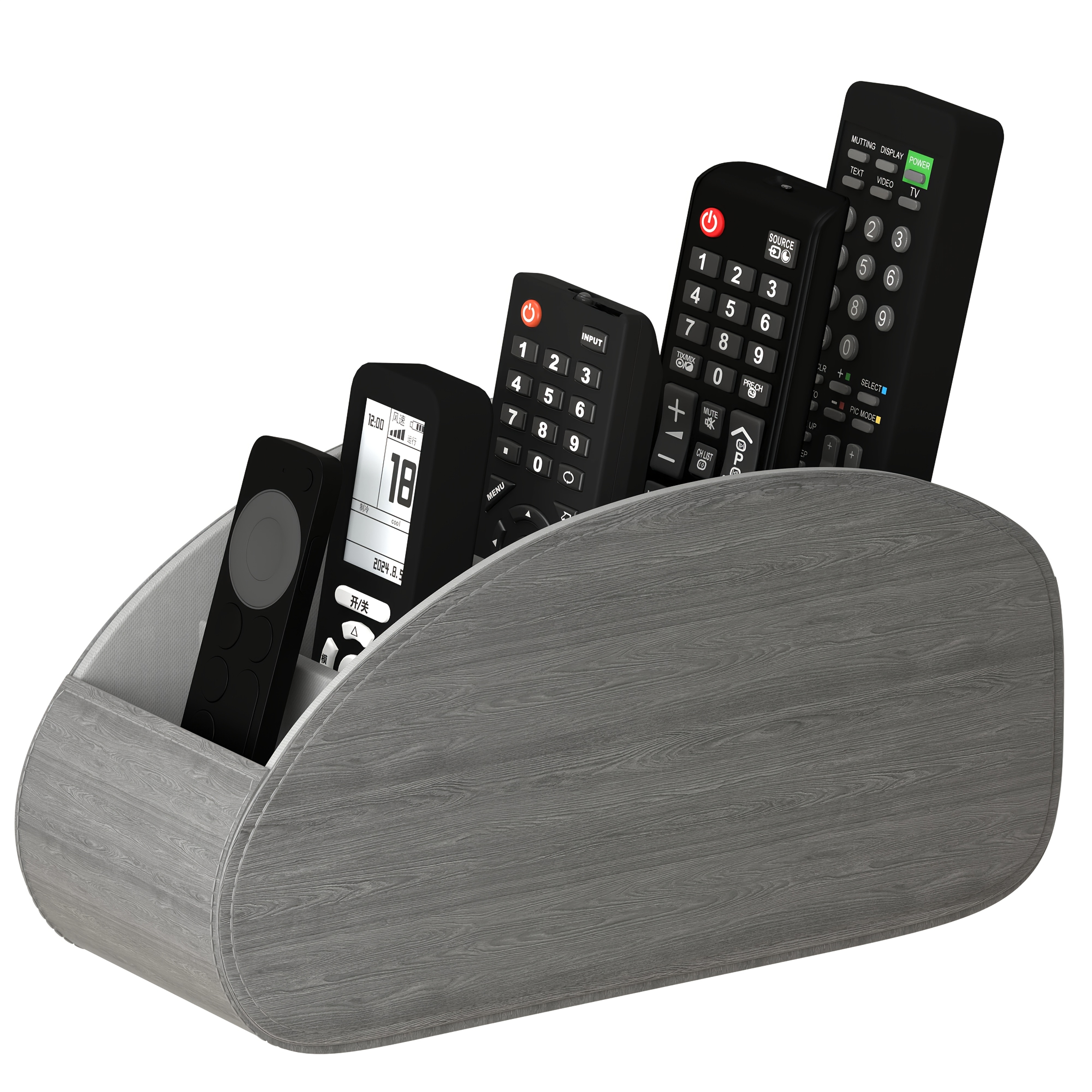 1pc PU Remote Control HolderRemote Control Holder Organizer For Living Room - Image 12