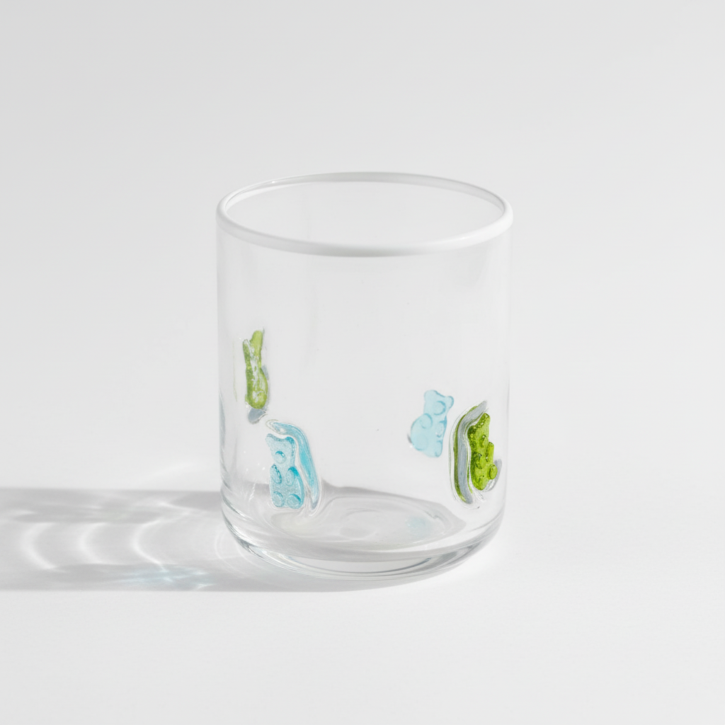Transparent Juice Glass With Modern DesignTransparent Juice Glass With Modern Design - Image 6