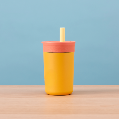 12oz Stainless Steel Plastic Kids Tumbler