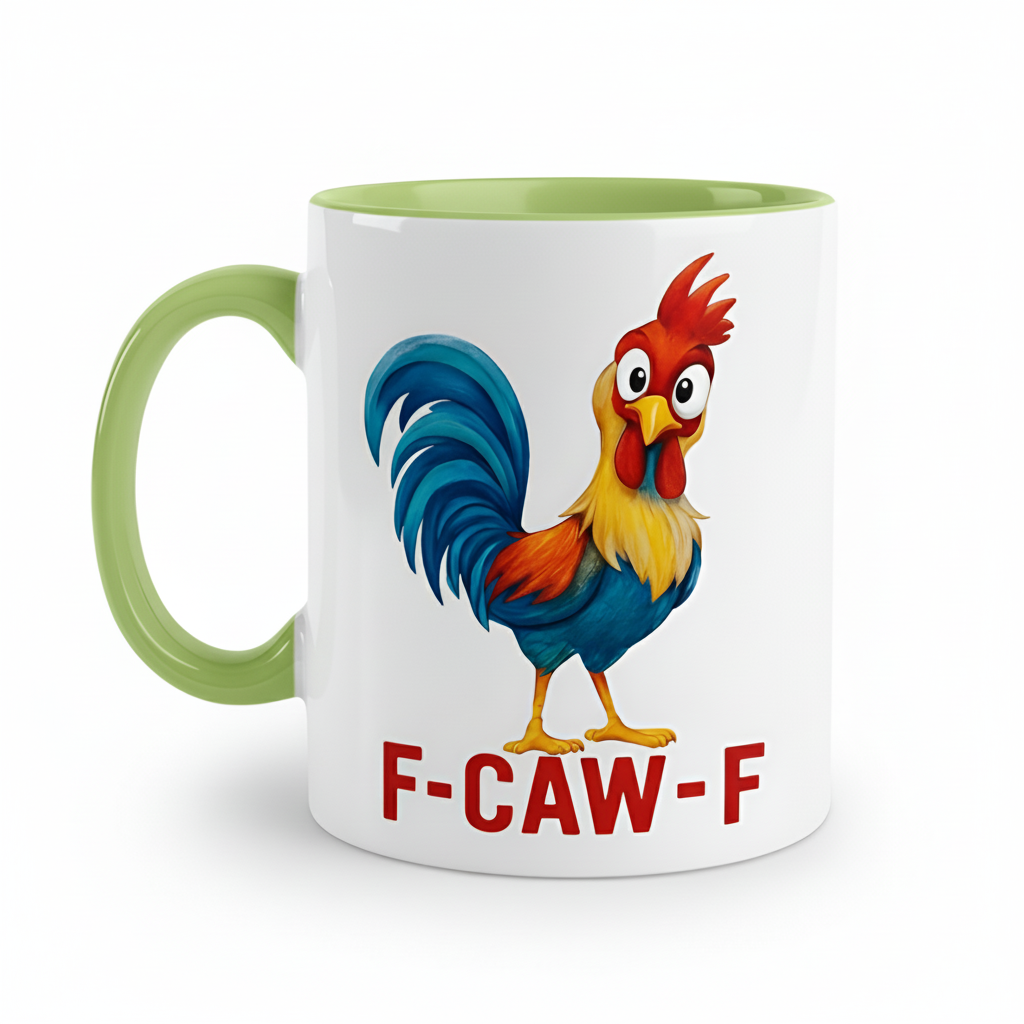 Rooster Design Ceramic Coffee MugRooster Design Ceramic Coffee Mug - Image 5