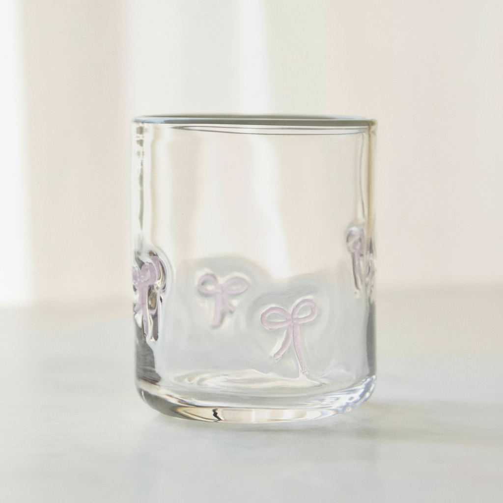 Transparent Juice Glass With Modern Design