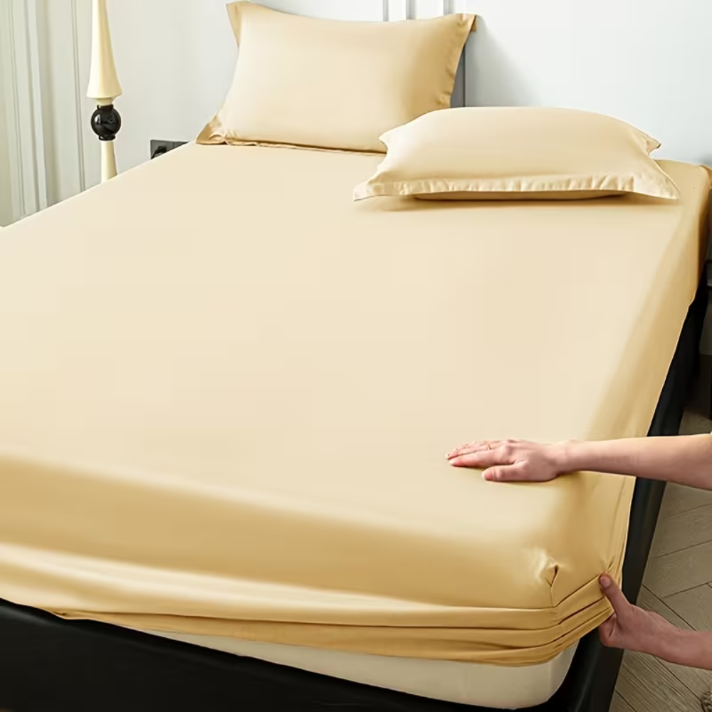 Soft Microfiber Fitted Bed SheetDeep Pocket Microfiber Fitted Bed Sheet Set - Image 7