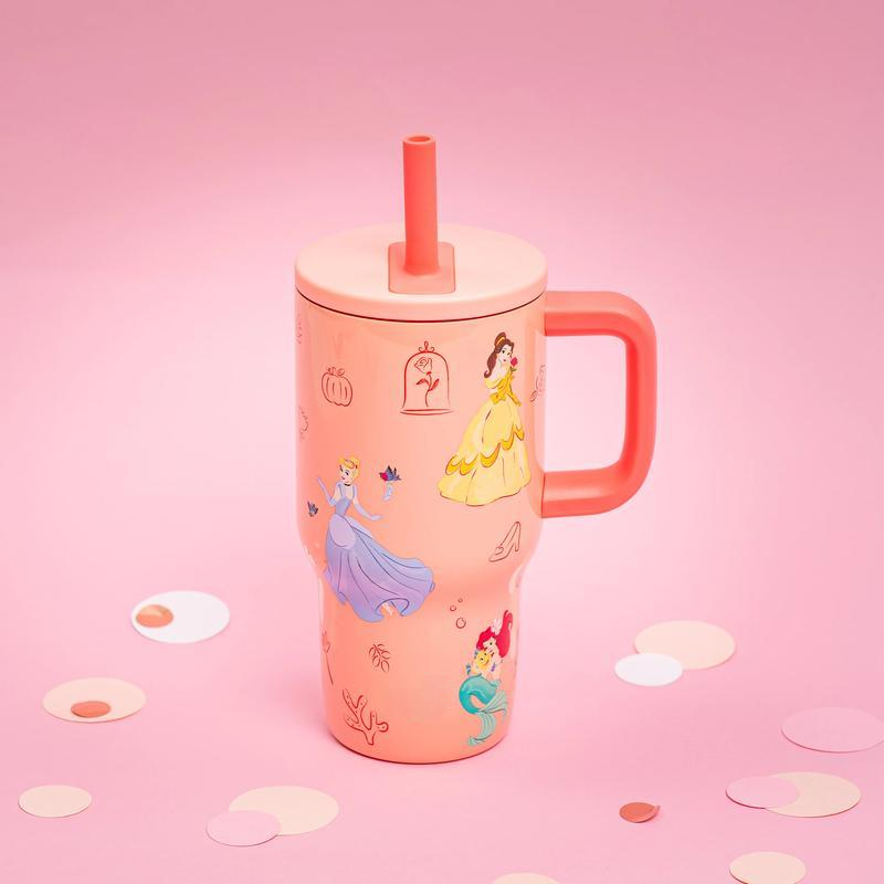 Insulated Stainless Steel Tumbler With Straw
