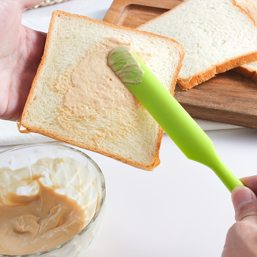 Food Grade Silicone Spatula For Jar Scraping Baking And Cooking