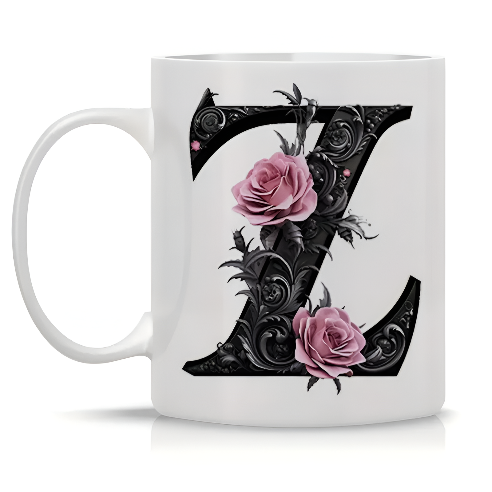 Floral Alphabet Printed Ceramic Coffee MugFloral Alphabet Printed Ceramic Coffee Mug - Image 26
