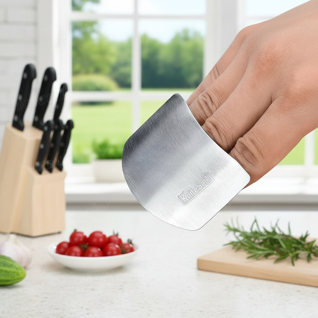 Set of 2 Stainless Steel Guard For Knife 