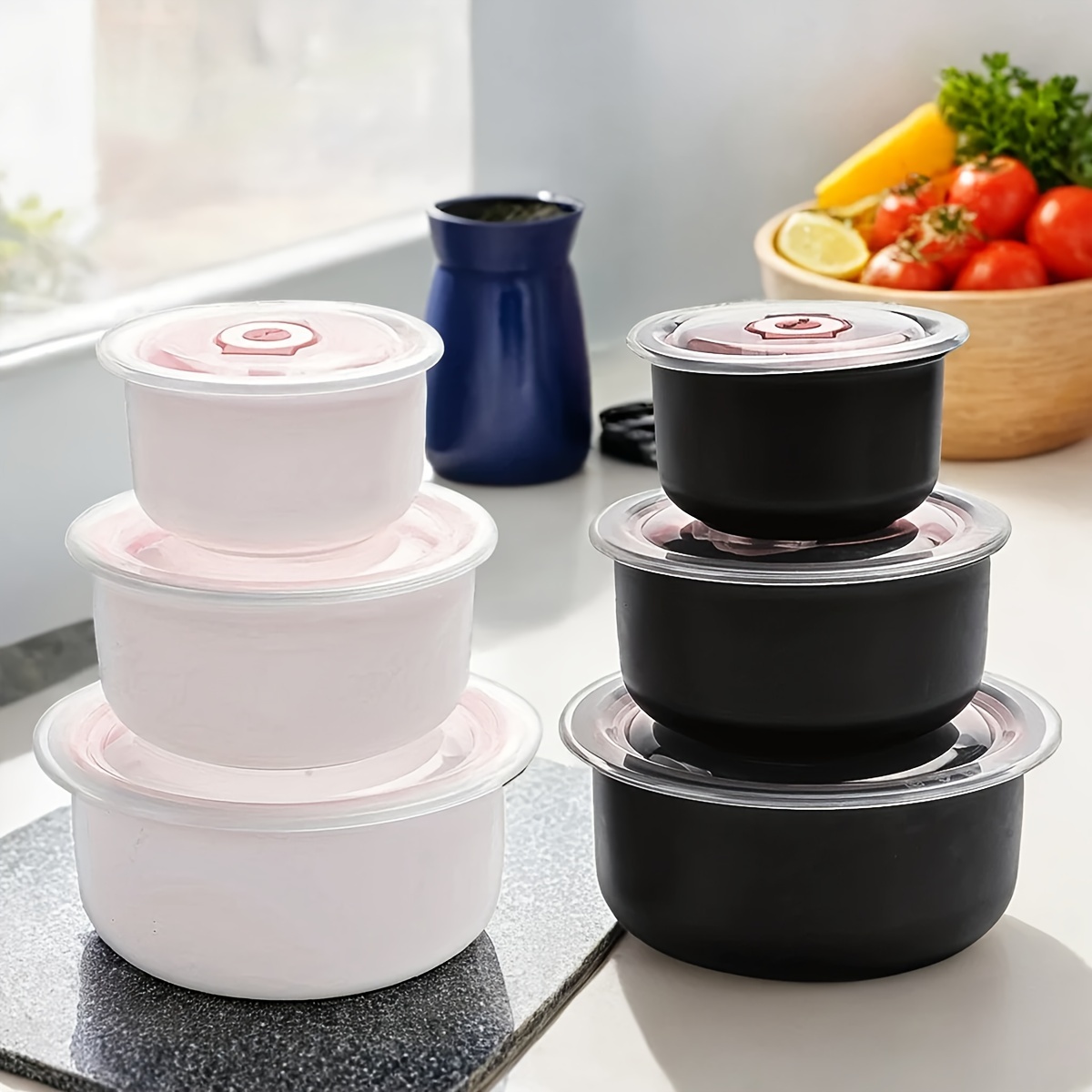 3pcs Airtight Food Storage Containers3 Piece Of Leakproof Kitchen Storage Containers Set With Lids - Image 9