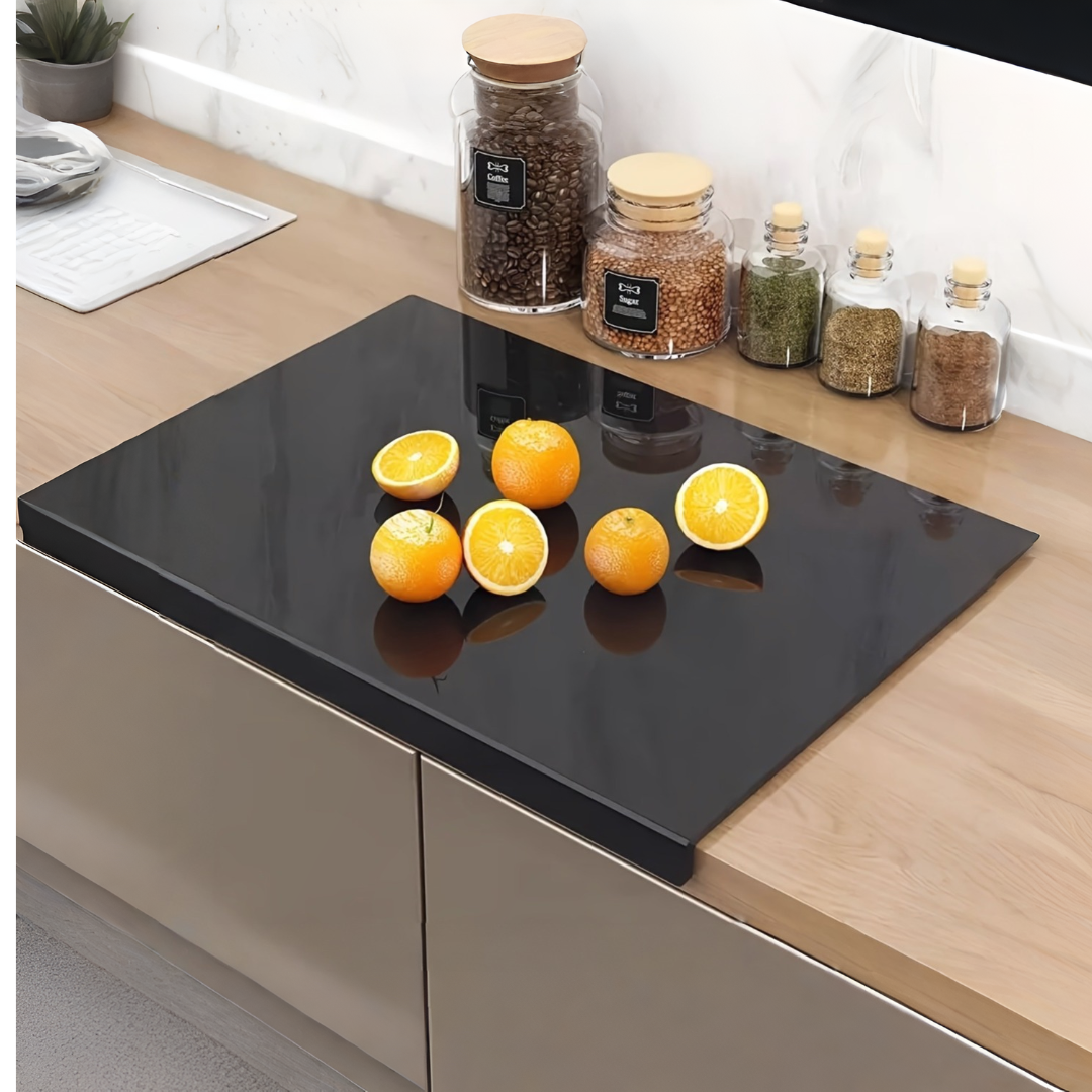 Large Kitchen Cutting Board With Protective Lip For Stable Chopping