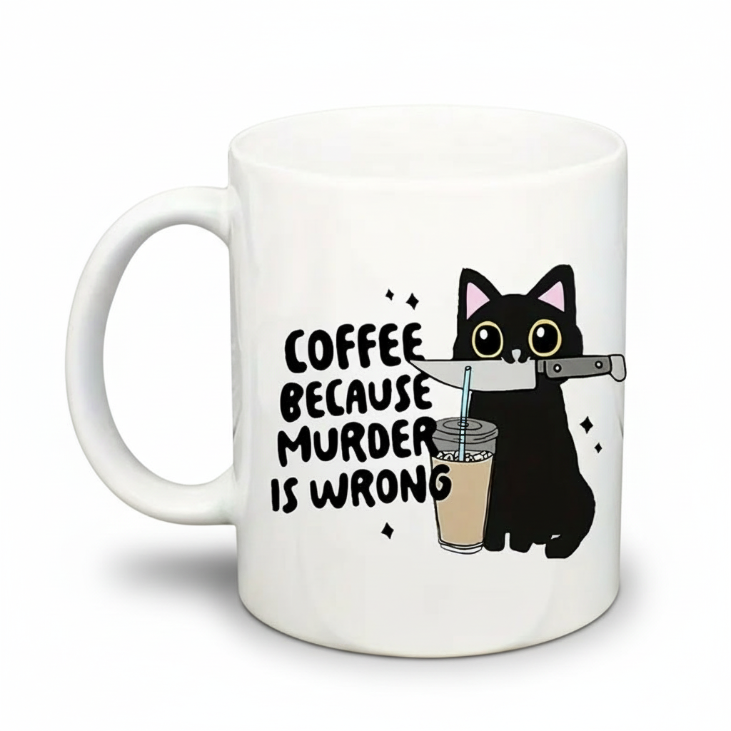 Funny Cat Ceramic Coffee Mug For Daily UseFunny Cat Ceramic Coffee Mug For Daily Use - Image 9