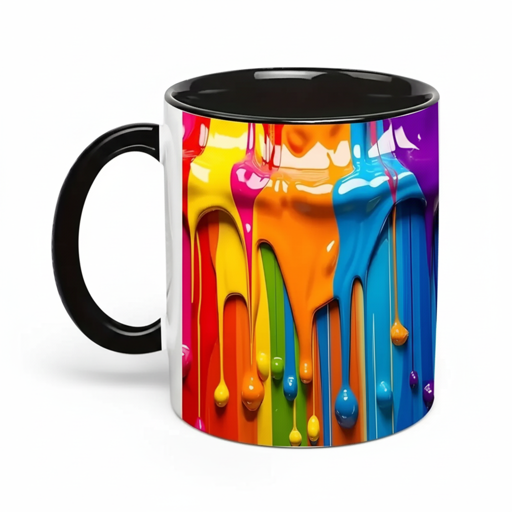 Vibrant 3D Printed Ceramic Coffee MugVibrant 3D Printed Ceramic Coffee Mug - Image 6
