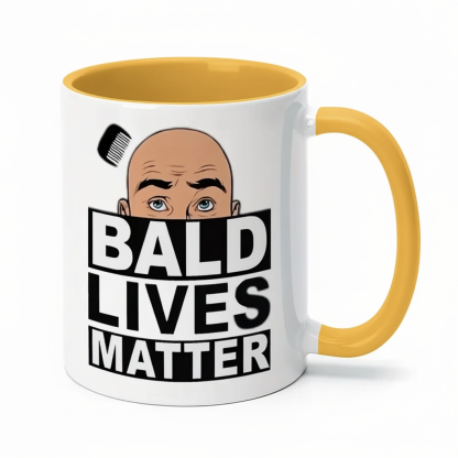 Ceramic Mug With Fun Text And Cartoon Art