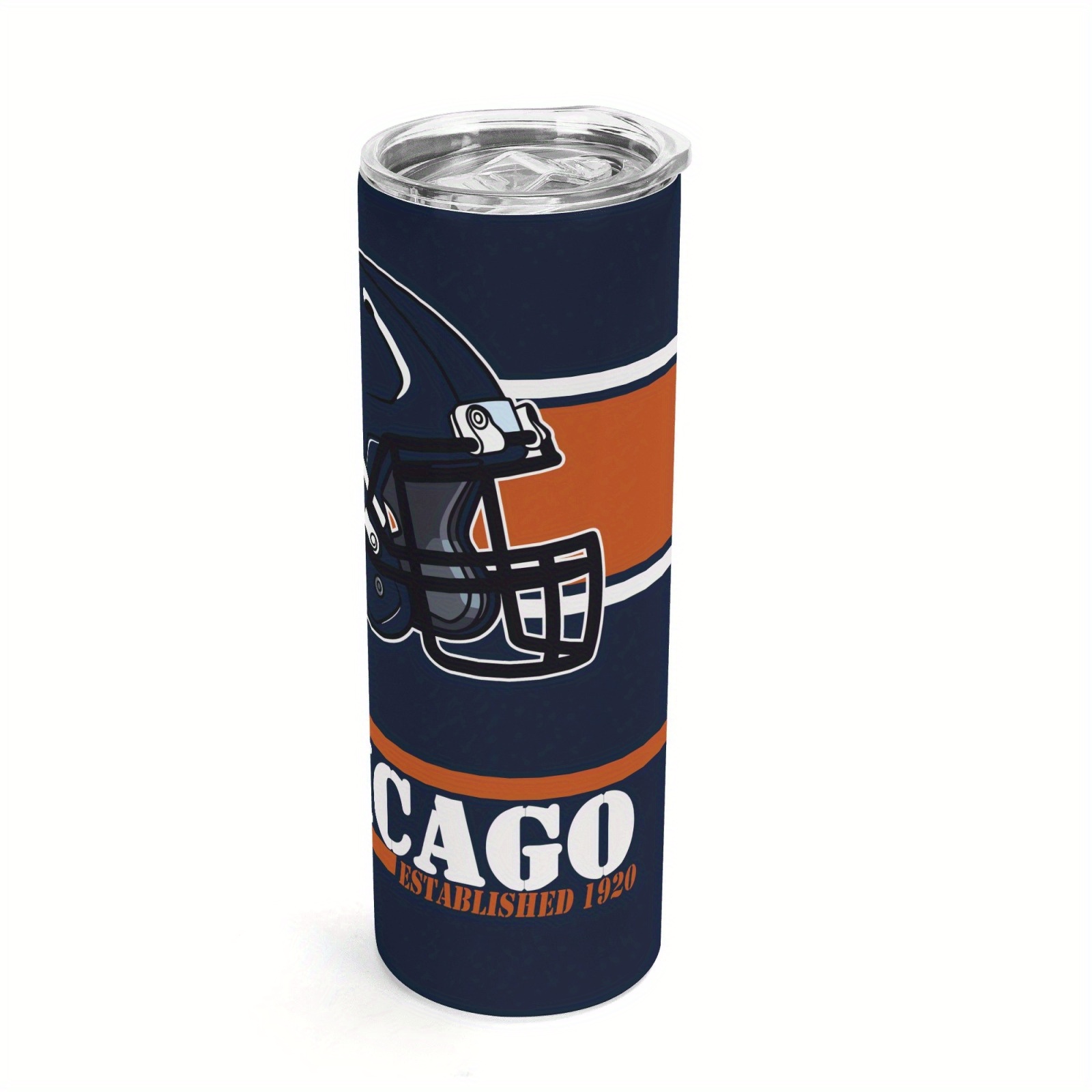 20oz Chicago Football Team Themed Stainless Steel Travel Mug