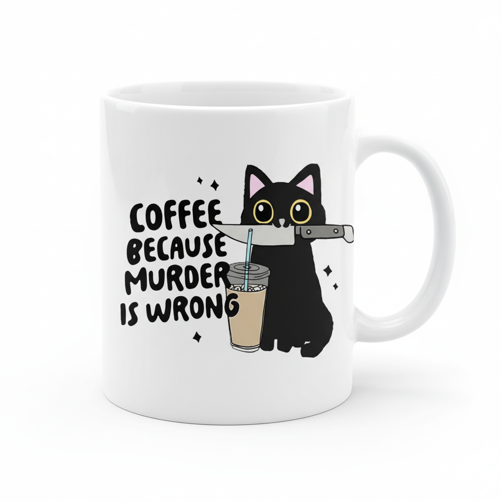 Funny Cat Ceramic Coffee Mug For Daily UseFunny Cat Ceramic Coffee Mug For Daily Use - Image 3
