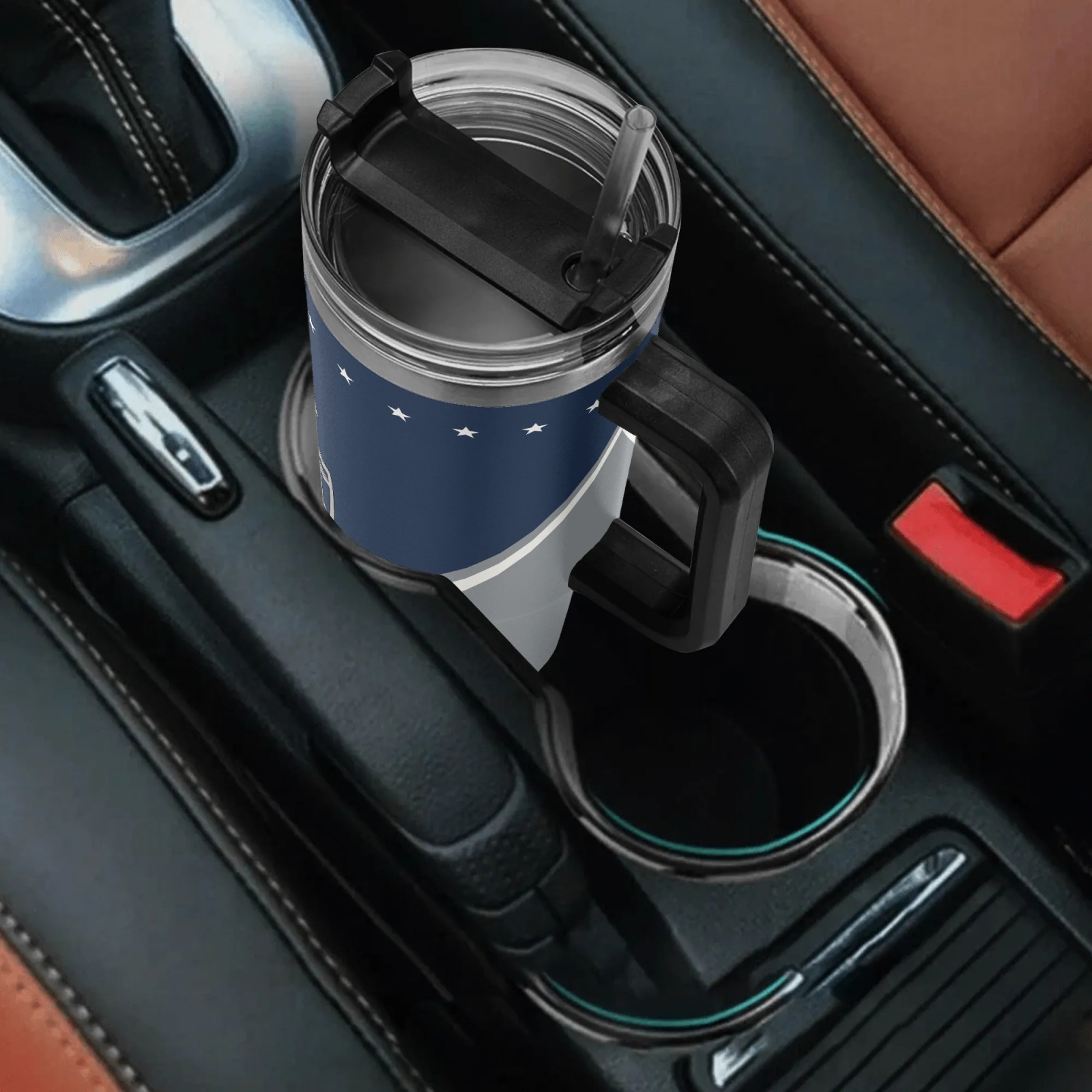 40oz Dallas Cowboys Football Themed Stainless Steel Travel Tumbler