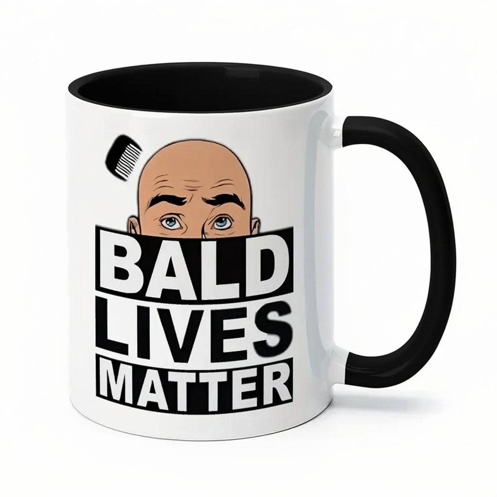 Ceramic Mug With Fun Text And Cartoon ArtCeramic Mug With Fun Text And Cartoon Art - Image 2