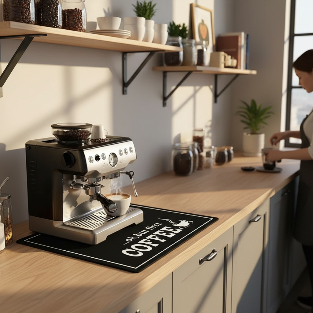 Coffee Machine MatCoffee Machine Absorbent Mat For Kitchen Countertop Use - Image 7