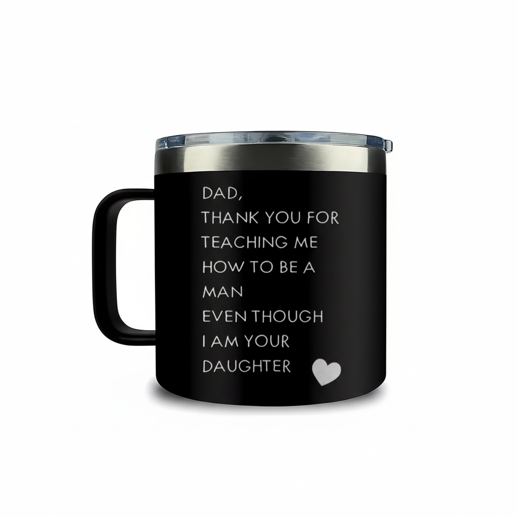 Stainless Steel Mug With Printed MessageStainless Steel Mug With Printed Message - Image 4