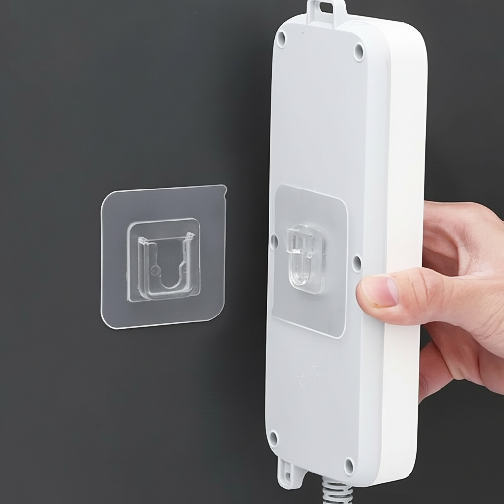 5 Pairs Strong Adhesive HooksStrong Waterproof Adhesive Wall Hooks For Bathroom And Kitchen Use - Image 5