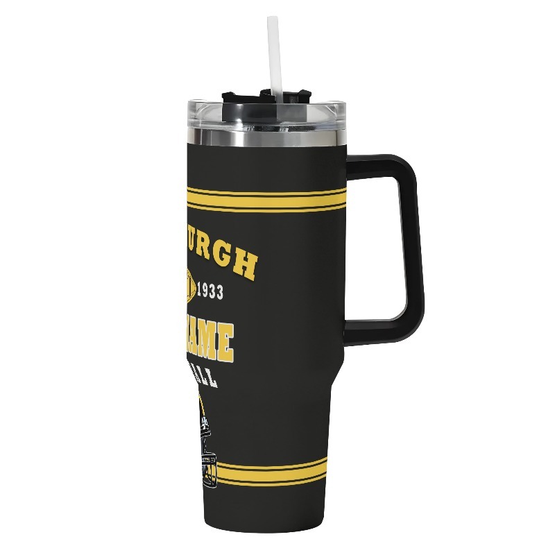 Custom 40oz Pittsburgh City Theme Stainless Steel Travel Mug40oz Pittsburgh Steelers Football Team Personalized Themed Stainless Steel Travel Mug - Image 2