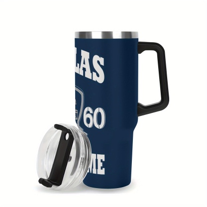 40oz Dallas Football Team Themed Stainless Steel Travel Cup