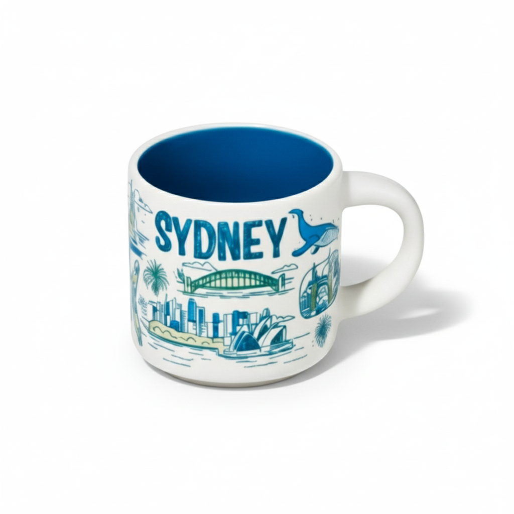 Australia And Sydney Been There Demi Mug SetAustralia And Sydney City Theme Mini Mug Set - Image 3