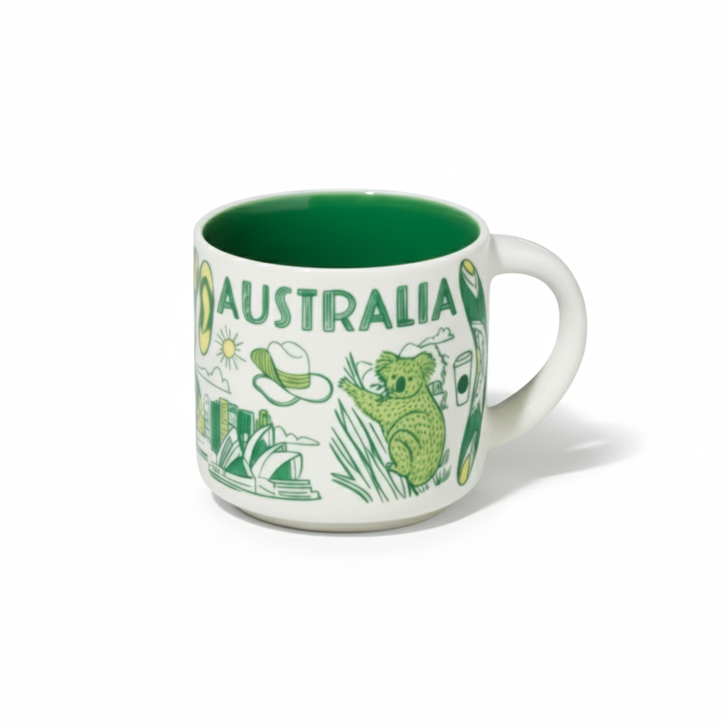 Australia And Sydney Been There Demi Mug SetAustralia And Sydney City Theme Mini Mug Set - Image 2