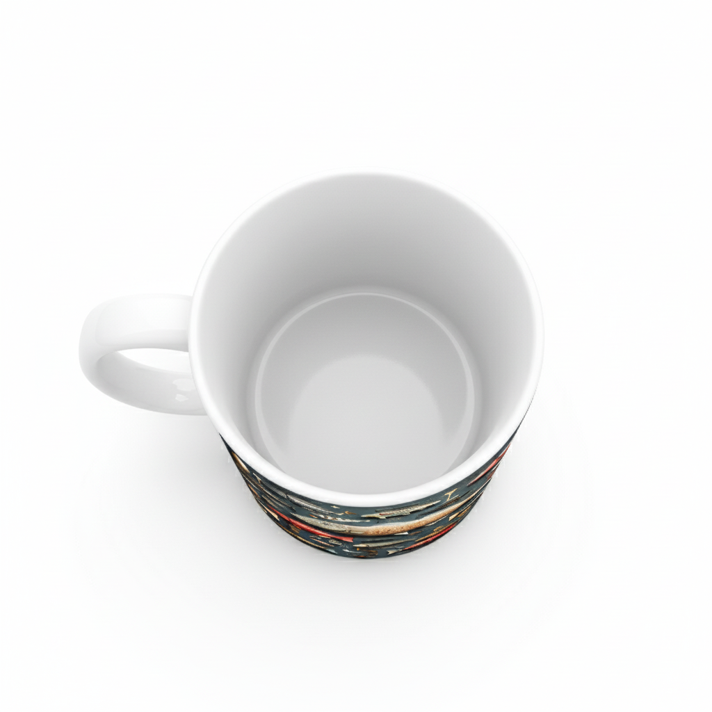 Born To Fish Printed Ceramic Coffee MugBorn To Fish Printed Ceramic Coffee Mug - Image 10