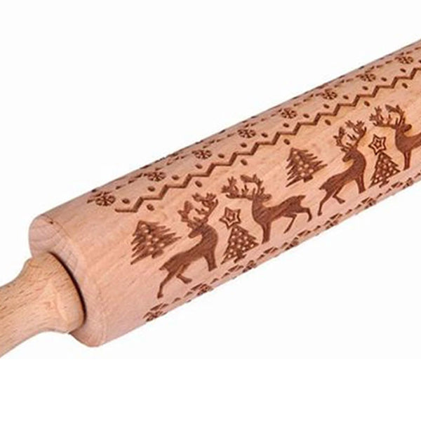 Festive Pattern Embossing Rolling PinFestive Pattern Embossing Rolling Pin - Image 10