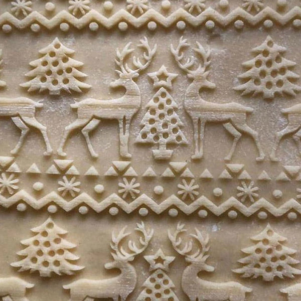Festive Pattern Embossing Rolling PinFestive Pattern Embossing Rolling Pin - Image 3
