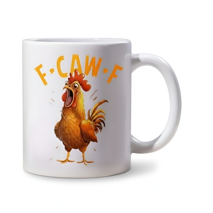Cartoon Rooster Theme Ceramic Coffee Mug