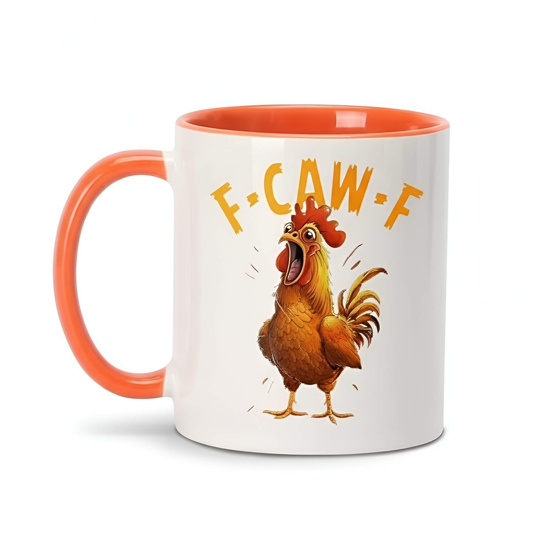 Cartoon Rooster Theme Ceramic Coffee Mug