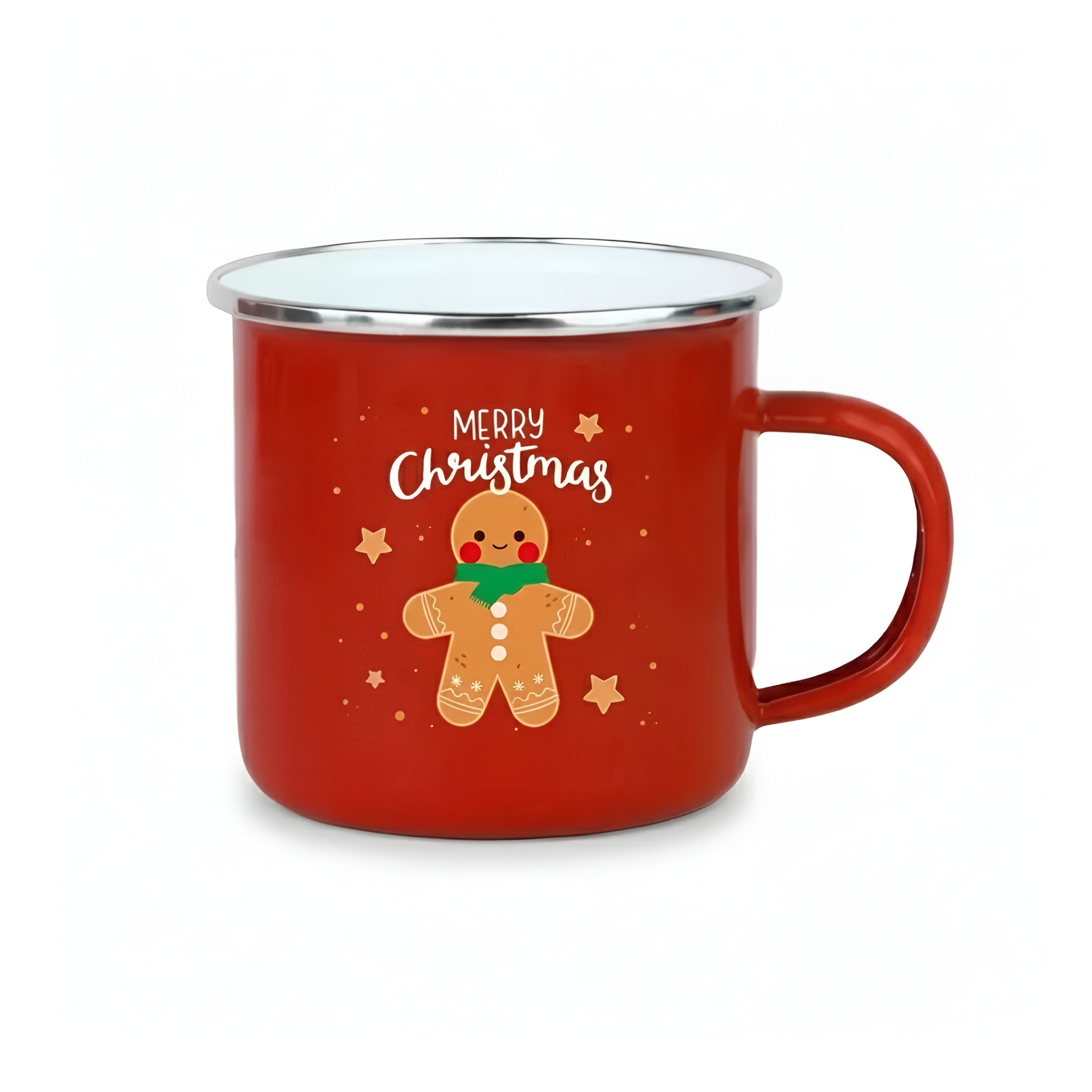 Christmas Themed Festive Printed Metal Mug