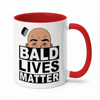 Ceramic Mug With Fun Text And Cartoon Art