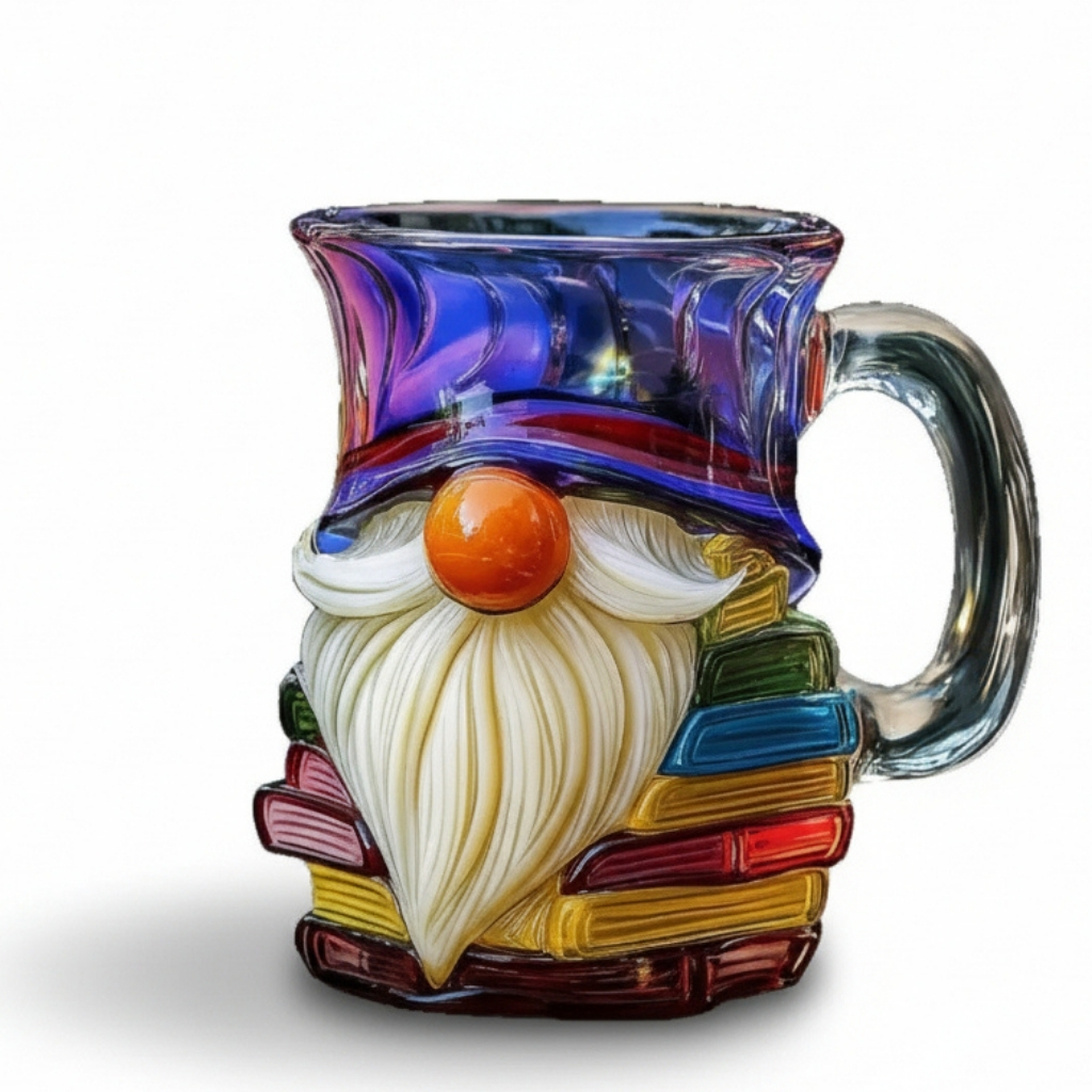 Decorative Dwarf Resin Mug For Readers And Collectors