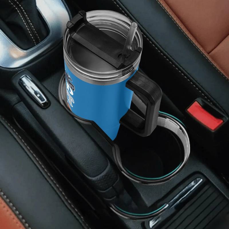 Detroit Lions Football Quote Printed Tumbler With HandleDetroit Lions Quote Football Printed Tumbler - Image 5