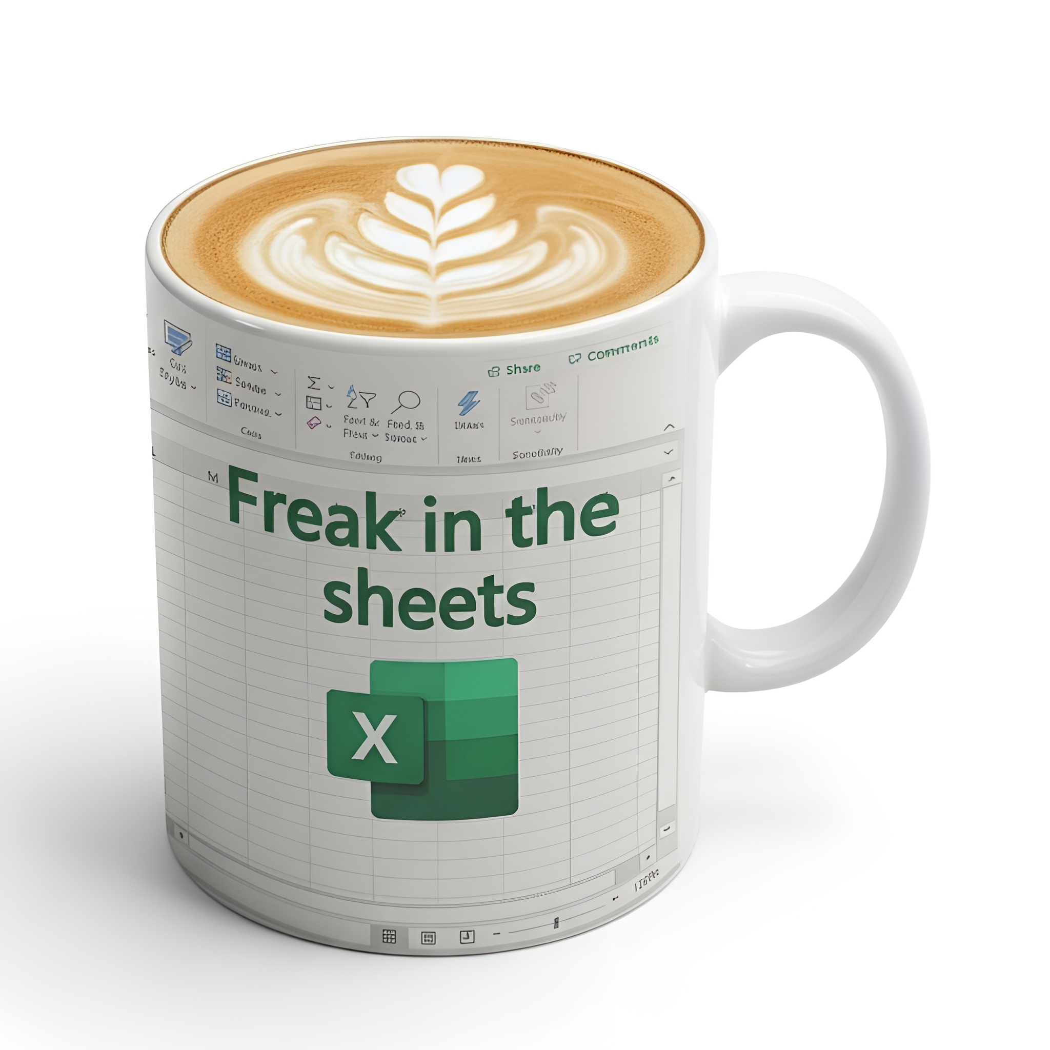 Funny Excel Themed Coffee MugFunny Excel Themed Coffee Mug - Image 3