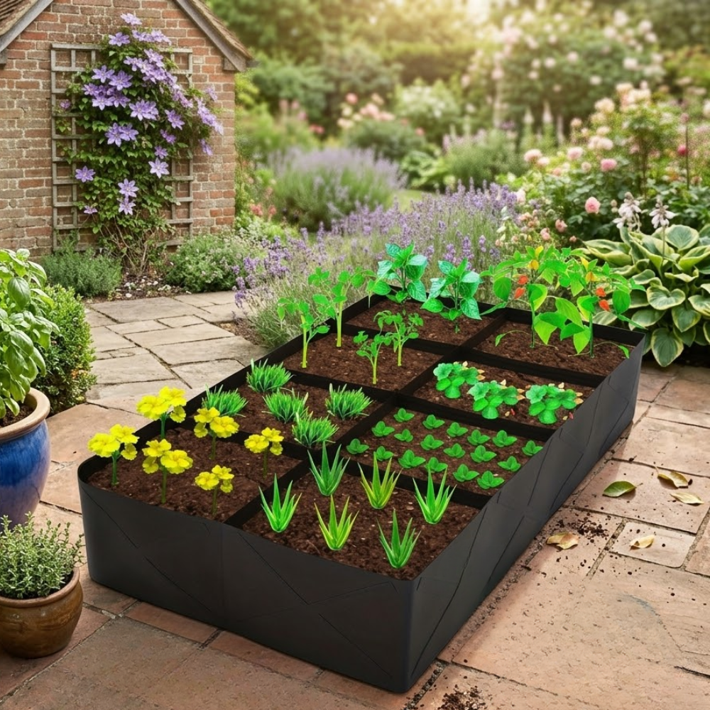 Upgraded Thickened 8 Compartment Garden Bed Covers For Growing Plants