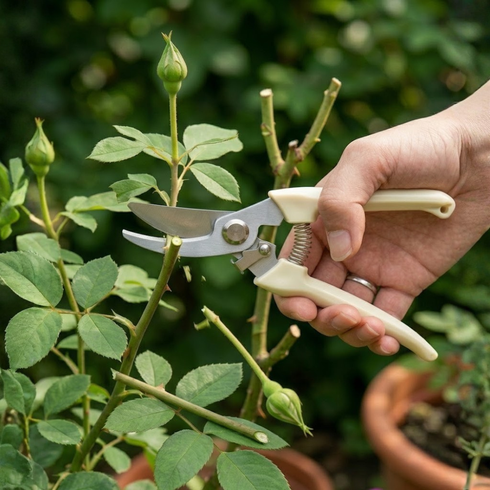Stainless Steel Sharp Bypass Garden Pruning Shears For Men And Women