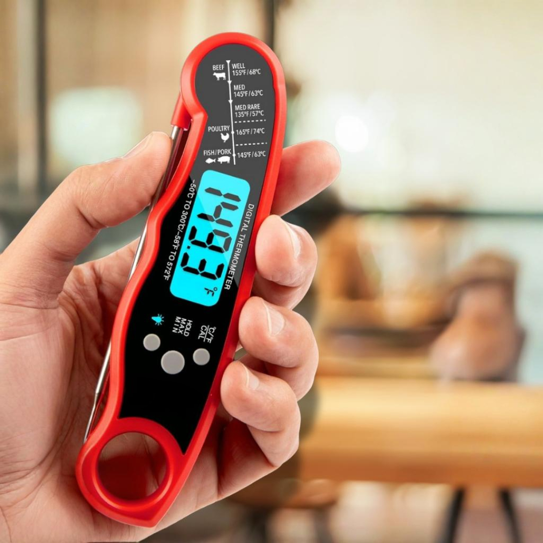 Instant Thermometer For Cooking Grilling Air Fryer Griddle Probe Kitchen GadgetsInstant Thermometer For Cooking Grilling Air Fryer Griddle Probe Kitchen Gadgets - Image 2