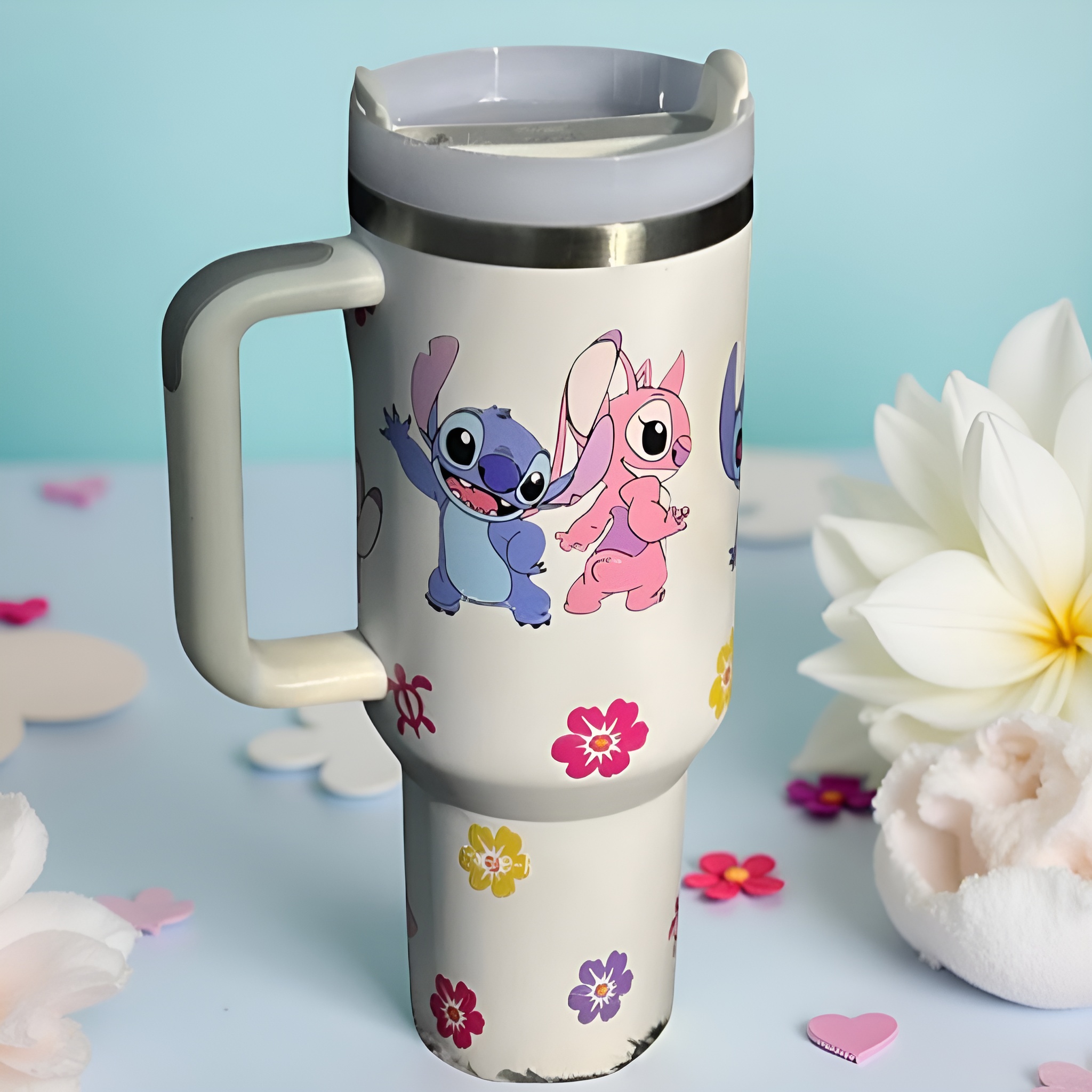 Large 40oz Blue TumblerLarge 40oz Tumbler - Image 5