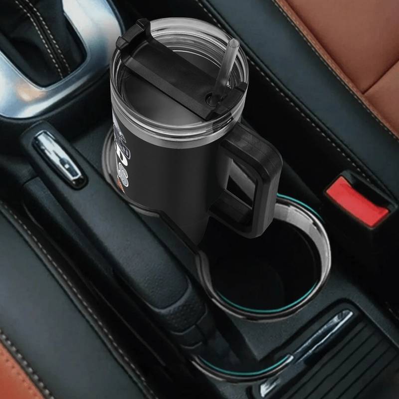 Las Vegas Raiders Football Fan Themed Tumbler With Straw