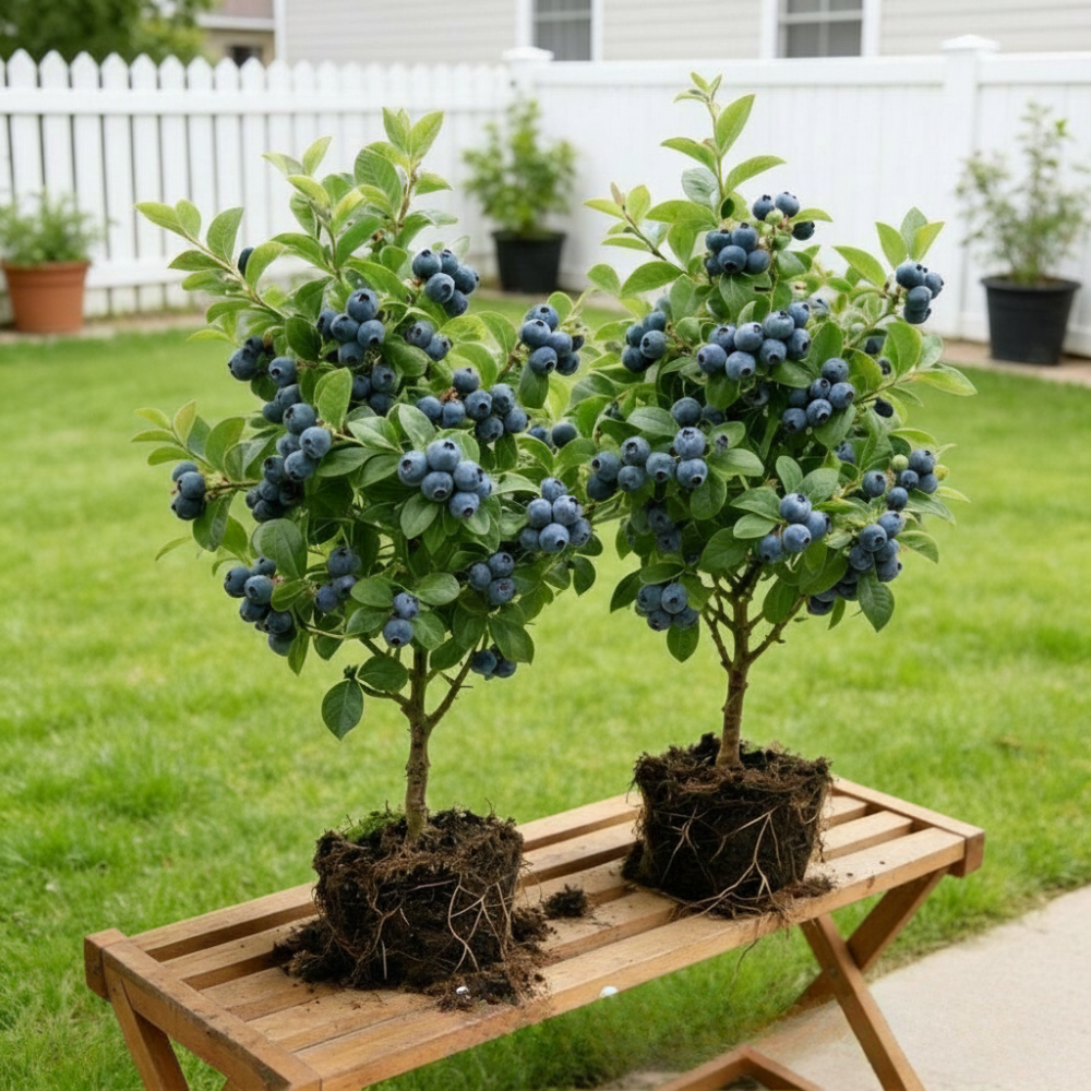 Fresh Blueberry Saplings Plant For Backyard Garden